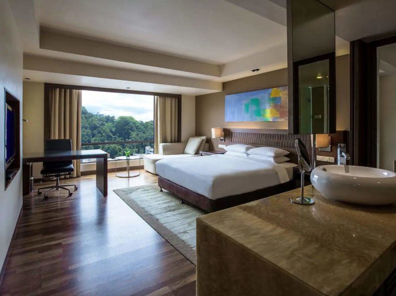 Chambre de l'hôtel Hyatt Regency Kinabalu - Malaisie | Au Tigre Vanillé