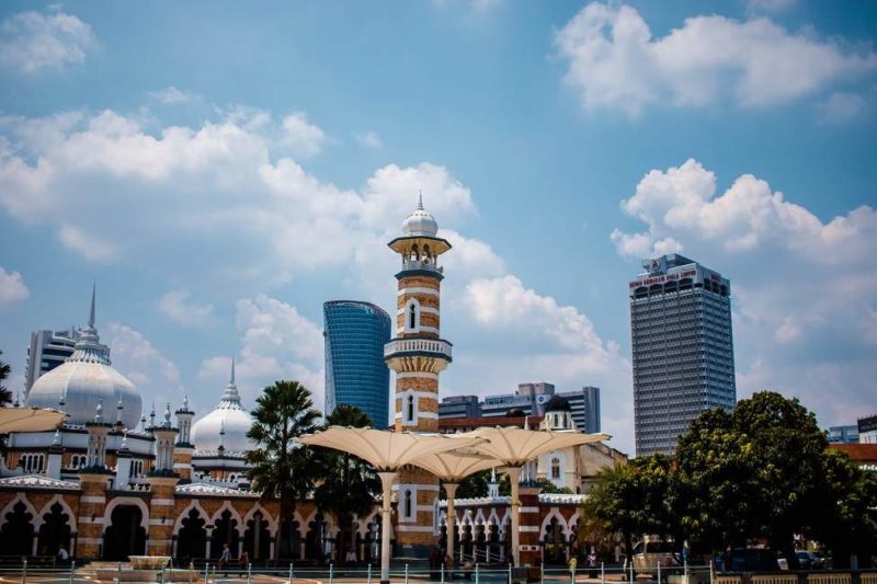 Admirer la mosquée de Masjid Jamek à Kuala Lumpur - Malaisie | Au Tigre Vanillé