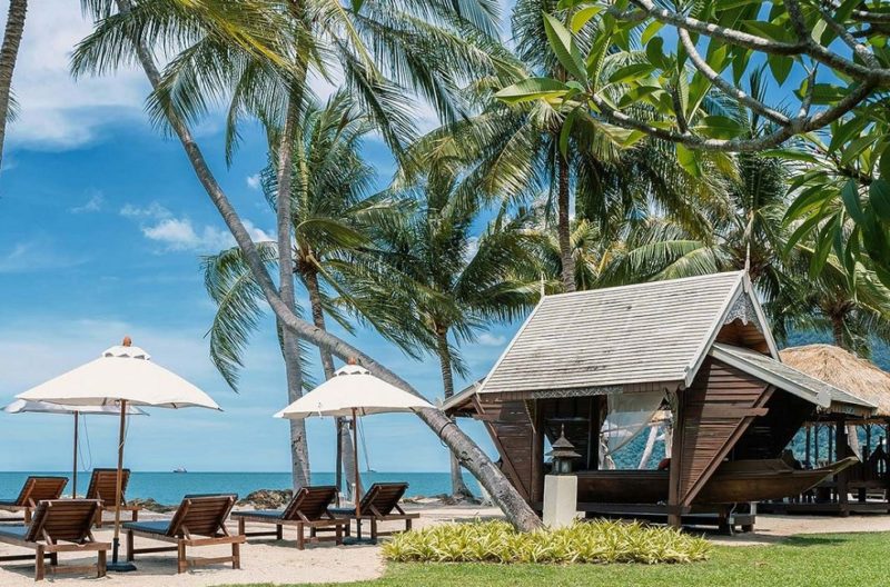 Plage de l'hôtel Baanthong à Khanom- Thaïlande | Au Tigre Vanillé